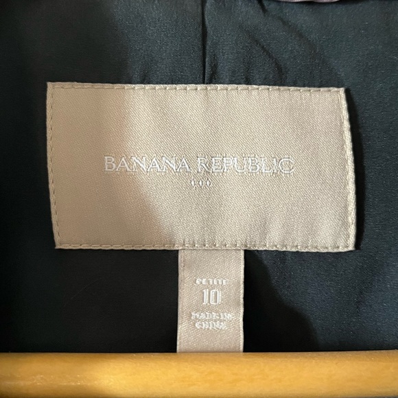 Dark Grey Banana Republic Blazer - 10 Petite - Picture 2 of 4